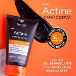 Darrow Actine Carvão Detox Gel De Limpeza Esfoliante Dermatológico