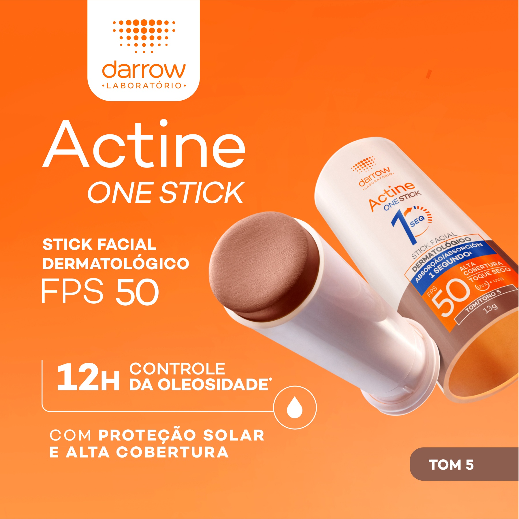Stick Facial Dermatológico FPS50.